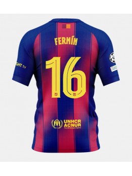 Billige Barcelona Fermin Lopez #16 Hjemmedrakt 2025-26 Kortermet Billige Barcelona Fermin Lopez #16 Hjemmedrakt 2025-26 Kortermet